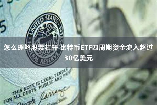 怎么理解股票杠杆 比特币ETF四周期资金流入超过30亿美元